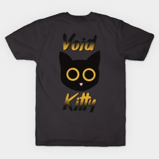 Void Kitty Cat of Darkness Punk Design T-Shirt